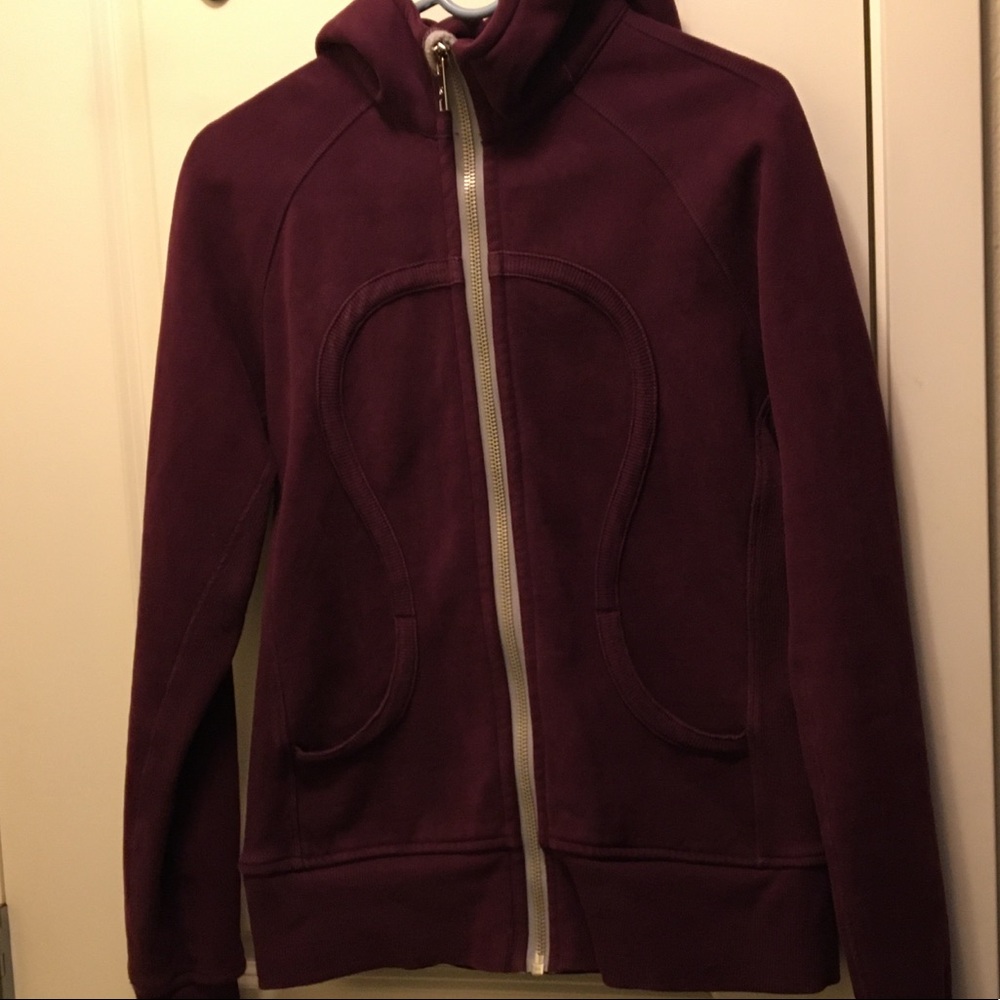 Lululemon Athletica Wine/Burgundy Scuba Hoodie